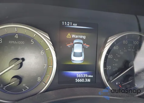 2016 Infiniti Q50 2.0T Premium из США, поврежденный, VIN JN1CV7AR9GM251111